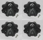 Used Fuel Lug Black Wheel Rim Center Cap 1002-53B + 1002-55 M-698 M-447. Price: $99.00.