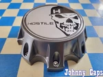 Hostile Wheels # HC-8003AG "skull" Dark Gray Center Cap 67 (qty. 1) Used. Price: $85.61.