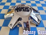 Mkw Off-road Wheels # M81-3-CAP Custom Chrome Center 52 (qty. 1) Used. Price: $99.65.