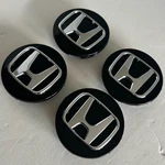 Honda Wheel Center Caps Black Set 4X Rim Logo 69MM 2003-2015 Civic Accord Crv Remanufactured. Price: $19.49.