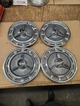 1966 Chevy Impala Ss Spinner 14" Hubcaps 67 Nova Ii. Good Driver Cond. Used. Price: $150.00.
