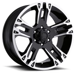Ultra Wheels 235B Maverick 18X9 +12 Black Machined Face 6X139.7 6X5.5 (qty 1) New. Price: $299.00.