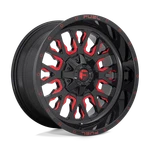 17X9 Fuel D612 Stroke Gloss Black Red Tinted Wheel 5X4.5/5X5 (-12MM) New. Price: $231.20.