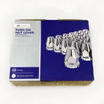 United Pacific 10265CB Slotted Wheel Lug Nut Covers 33MM X 3/4", Chrome 60PCS New. Price: $79.99.