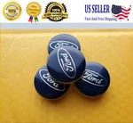 Set Of Ford Blue Wheel Center Caps, Hub 54MM, 6M211003AA Used. Price: $26.83.