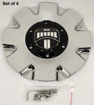 4 New Chrome Dub Push 16390-15VP Wheel Rim Center Caps Screws M-859. Price: $180.00.