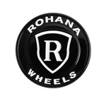 Rohana Gloss Black/white Center Caps For Rf Series Wheels Set Of 4 New. Price: $135.00.