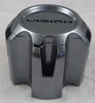 Vision Wheels Gun Metal Custom Center Caps # C353-65V-UP / New. Price: $69.95.