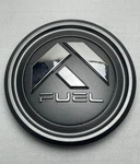*used Fuel Gun Metal/chrome Logo Snap In Wheel Center Cap 1006-44GDC. Price: $13.99.