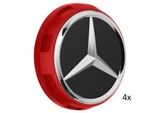 4X Original Mercedes-benz Wheel Center Caps Red A00040009003594 New. Price: $195.48.