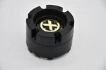 American Racing Matte Black Gold Logo Wheel Center Cap Hub 391K101-YB003 4" Used. Price: $30.00.
