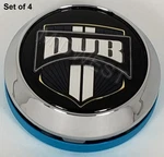 4 New Chrome 1002-35 Dub Floater Wheel Rim Center Caps Screws. Price: $429.68.