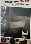Weathertech Rear No-drill Mudflaps 120134 Fits 2021-2026 Ford F-150 New. Price: $79.99.