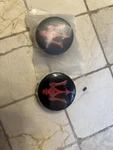 Maserati Black Red Wheel Center Cap 60MM Ghibli Gts Levante Quattroporte 4PCS Oe New. Price: $32.00.