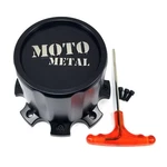 Moto Metal Satin Black Center Cap 6-3/4"OD Closed For MO995 1079L171RMOSB-H124 Used. Price: $42.13.