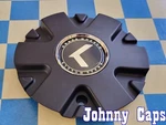 Kraze Wheels # 675-2610-CAP Custom Matte Black Center 66 (qty. 1) Used. Price: $74.81.