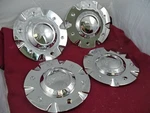 Gazario Chrome Custom Wheel Center # LG0509-34 (4 Caps) Used. Price: $250.44.