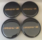 1985 1986 1987 Chevy Camaro Iroc-z Wheel Center Hub Cap Black W/ Gold Irocz Set New. Price: $64.21.