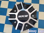 Mkw Wheels # E85S158-MB Black & Silver Metal Center Cap 48 (qty. 1) Used. Price: $57.71.