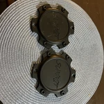 Pair Of Summit Matte Black Wheel Center Cap C-1739 Used. Price: $55.00.