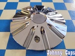 Platinum Wheels # 89-9284C Chrome Custom Center Cap W/bolt 32 (qty. 1) Used. Price: $84.57.