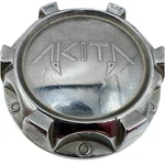 Akita Wheels Chrome Custom Rim Center Cap # C10410 / S308-30 Used. Price: $22.95.