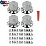 33MM Nut Covers Chrome Semi Abs Plastic 4PCS Rear Wheel Axle Hub Kit New. Price: $98.74.