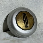 1993-1997 Lincoln Town Car Gold Chrome Silver Wheel Center Hub Cap F3VC-1A097-CA Used. Price: $59.00.