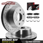 325MM Rear Drilled Rotors Brake Pad For 2002-2009 Chevy Trailblazer Gmc Envoy New. Price: $80.65.