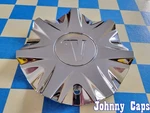 Velocity Wheels # CSVW750-1P New Chrome Custom Center Cap 49 (qty. 1). Price: $71.13.