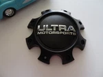 Ultra Motorsports Black Satin Lug Custom Wheel Center Cap # 81201765F-4 Used. Price: $54.59.