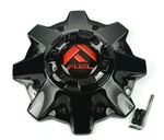New Fuel Off Road Wheel Rim Center Cap Gloss Black Red 8 Lug Bolt-on 1002#53GBQ. Price: $33.00.