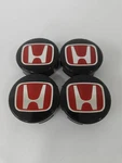 Honda Civic Fit Jdm Red Wheel Center Caps Hubs Cover 58MM 2 1/4 4SET Used. Price: $18.99.