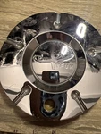 Tyfun Wheel Center # TW001-2075-CAP Chrome Used. Price: $45.00.