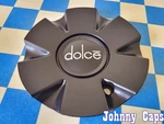 Dolce Wheels # 61602290-CAP Matte Black Custom Center 75 (qty. 1) Used. Price: $38.93.