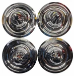 4 Deal Bullet Police Steel Chrome Rim Center Caps For Rally Wheels New. Price: $90.30.
