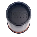 Kmc Satin Black Push Thru Center Cap 3.27" Diameter For XD301 XD300 Wheels New. Price: $22.00.