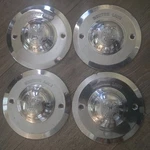 Centerline Wheel Caps Billet Used Polished Aluminum Big 1/4" CS123 1188. Price: $400.00.