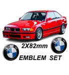 Pieces Set Bmw 82MM Bonnet And Trunk Emblems For E60 E36 E32 E38 E34 New. Price: $28.50.