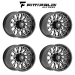 Fittipaldi (4) 20X9 8X6.50 Gloss Black Milled Wheels 1953-2010 Gm Ford Dodge New. Price: $992.00.
