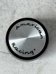 American Racing Black / Silver Custom Wheel Center Cap #89-8033 Used. Price: $14.99.