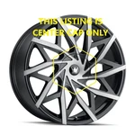 Mazzi Wheels Machined Grey/matte Black Custom Center # C10372TM02-CAP Used. Price: $34.95.