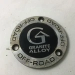 Granite Alloy Off Road 5/6 Lug Center Cap Top C394-ECN Machined Black Used. Price: $15.00.