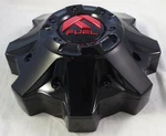 Fuel Wheels Gloss Black Center Caps # 1002-53GBQ / 1002-49 Lrg. Ext. New. Price: $36.00.