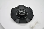 Kmc Satin Black Wheel Center Cap Hub UT1762090-2-S1 7.75" Fits KM101 20X9 Wi Used. Price: $30.00.