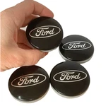 Ford Wheel Center Set 4X Silver On Black Emblem Hubcaps Replacement Covers Used. Price: $19.99.