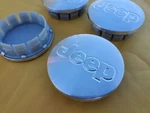 Jeep Set Of 4 Brushed Silver Wheel Center Caps Liberty Grand Cherokee Wrangler Remanufactured. Price: $27.86.