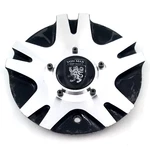 Von Max Machined & Black 6" Dia Bolt Wheel Center Cap Pn: PCA5130 New. Price: $45.00.