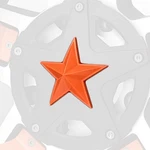 Orange Xd Series Center Emblems For All Rockstar Wheels-pack Of 5 New. Price: $95.99.