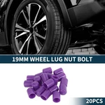 20PCS Pvc 19MM Exterior Wheel Lug Nut Bolt Purple New. Price: $13.31.